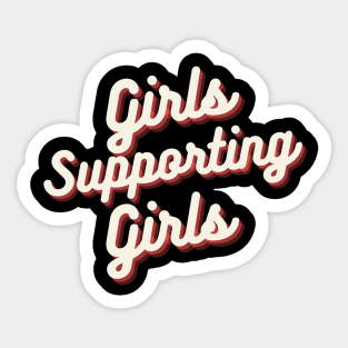 V2 Girls Supporting Girls Sticker